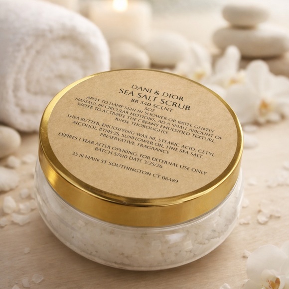 Other - ✨ Dani & Dior Emulsified Sea Salt Body Scrub – BR 540 Inspired Scent ✨ 5oz